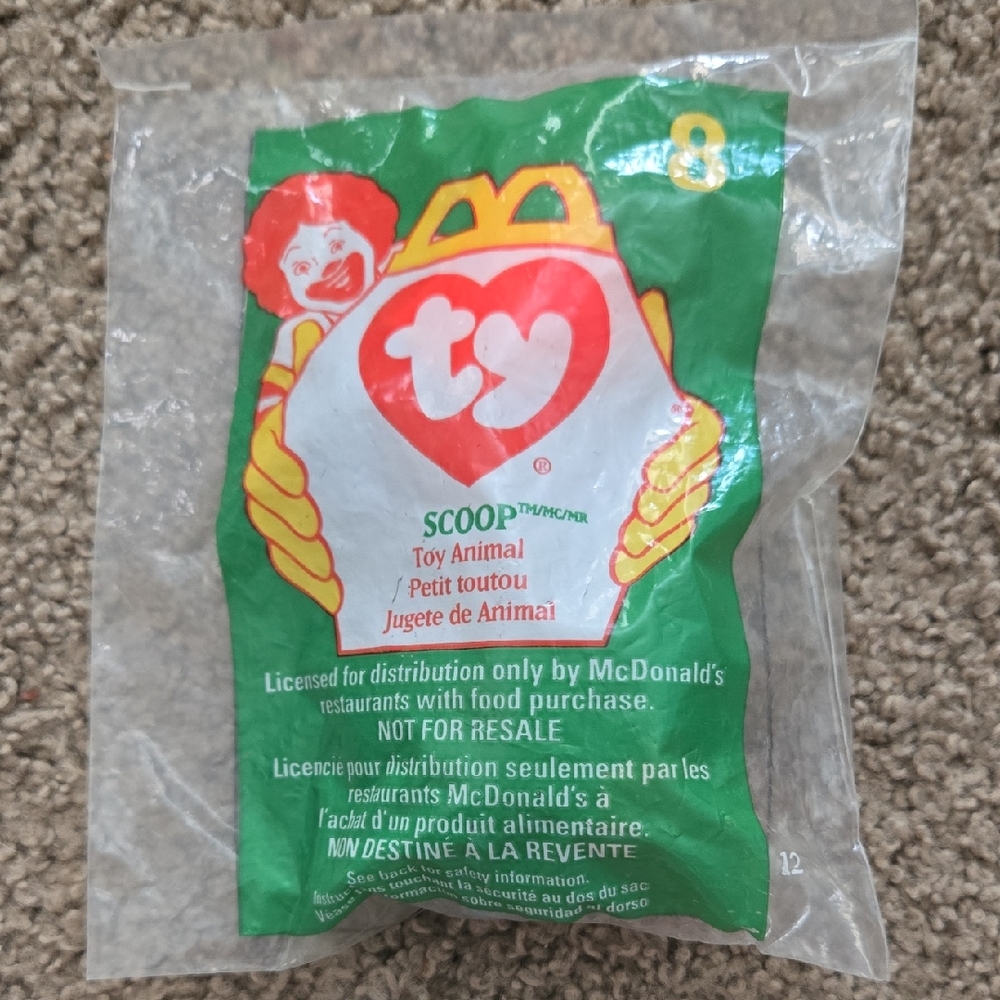 NWT McDonald's TY Beanie Baby Scoop